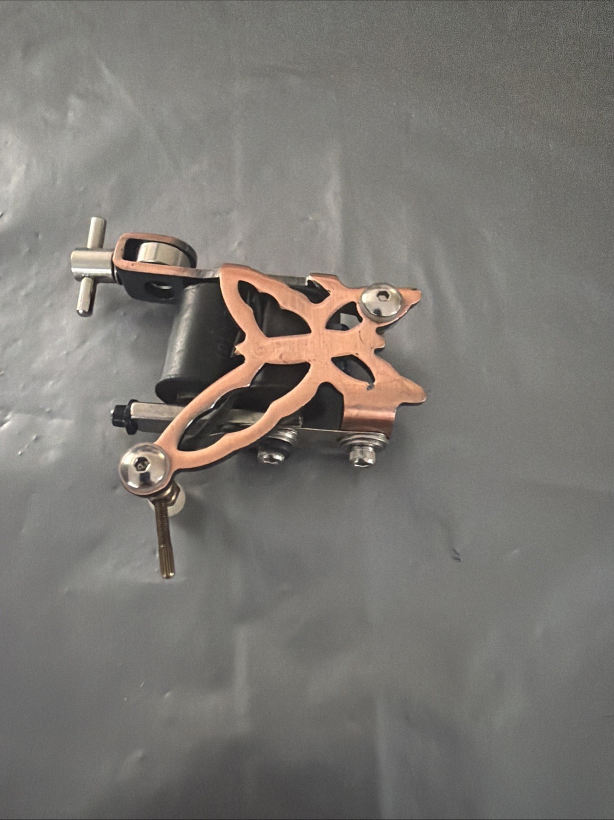 Vintage brass- Framed 10-wrap coil Tattoo Machine Used