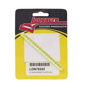 Longacre Racing 52-78242 Replacement Caster Vial -4-Deg, 12-Deg With Lines