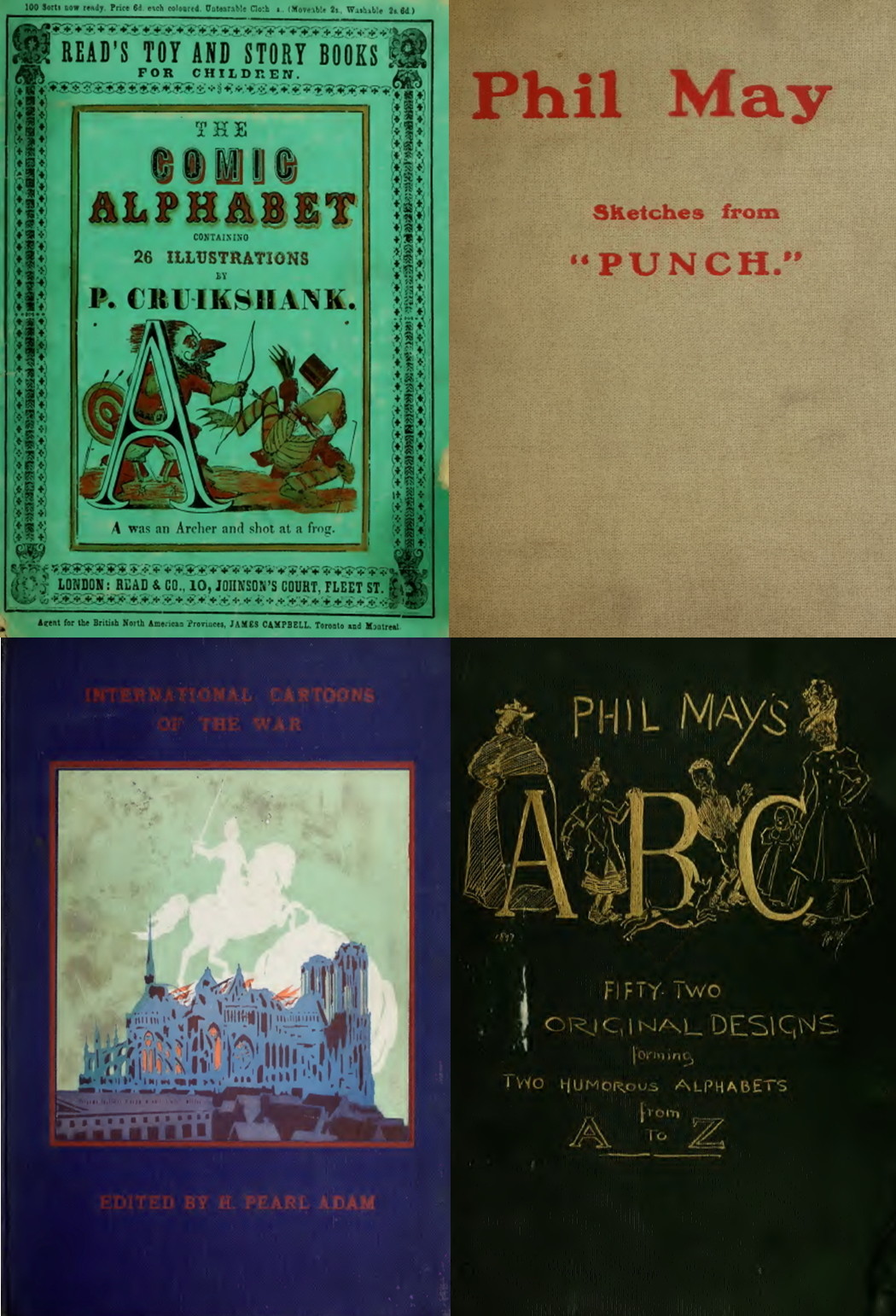 231 Old Books on Caricature Cartoon Drawing Animation Humor Art History on USB