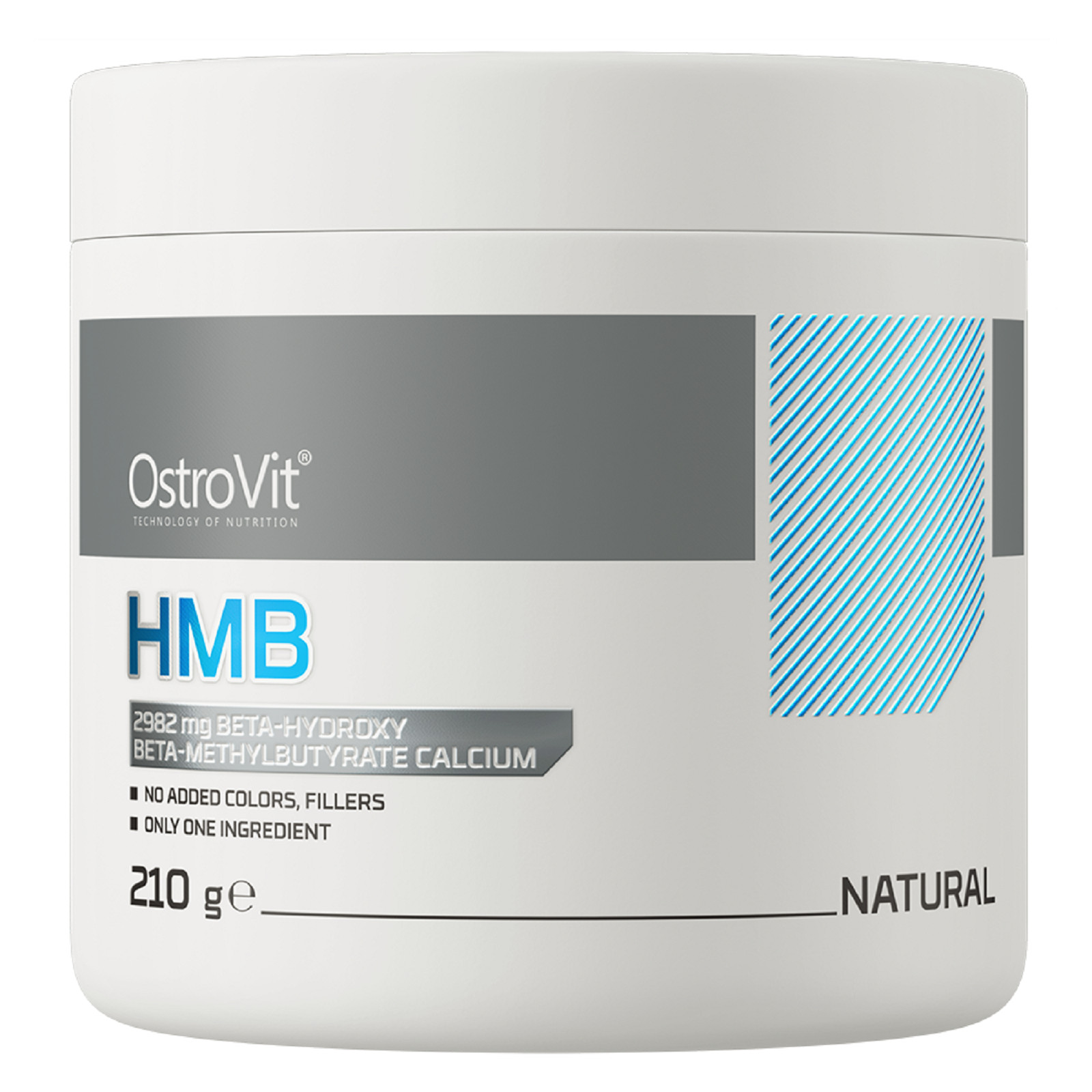 OSTROVIT HMB - Powder 210g - Regeneration muscle, training performance, strength