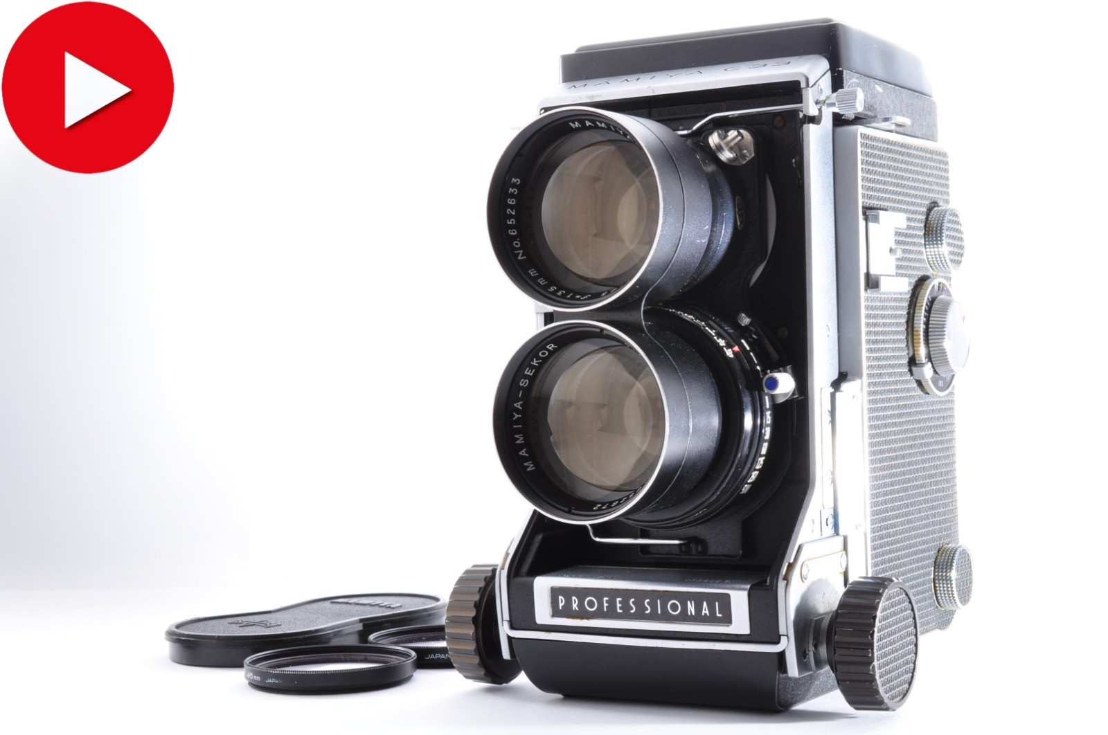 [US Stock] Mamiya C33 Pro TLR Film Camera Sekor 135mm f4.5 Blue #US326