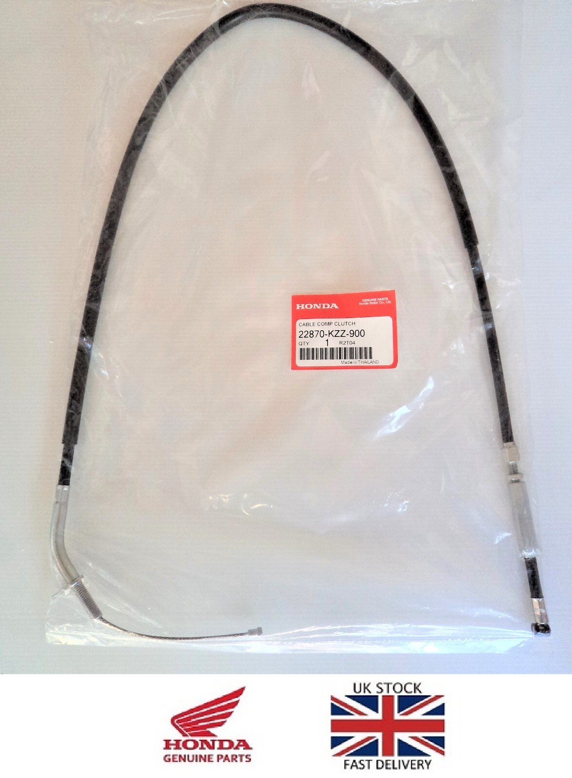 Honda CRF250M CRF250L Clutch Cable 2012-2020 Genuine OEM 22870-KZZ-900