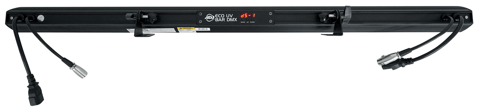 (2) American DJ ECO BAR UV DMX Ultraviolet LED Bar Black Lights w/Remotes+Fogger