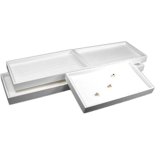 5 White 72 Ring Display Insert & Jewelry Travel Tray