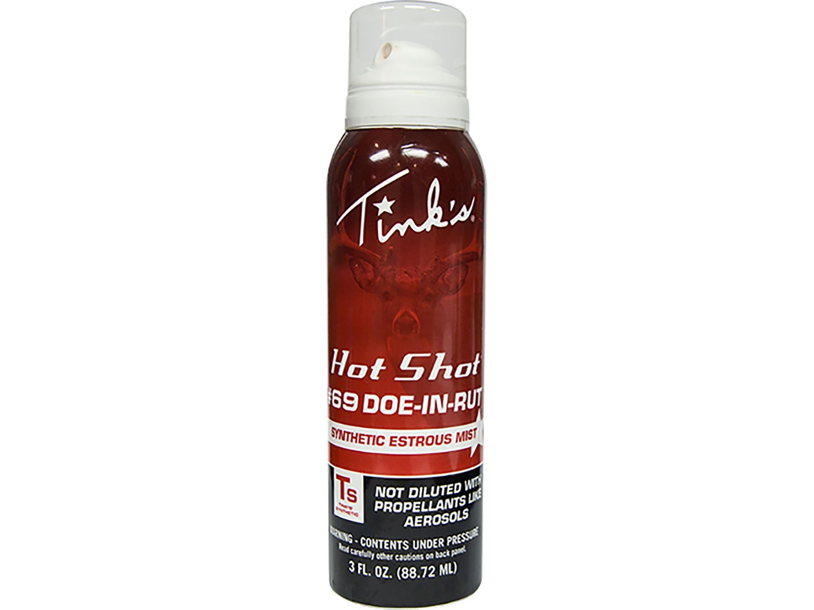 Tink's #69 Doe-in-Rut Buck Lure Synthetic Hot Shot Deer Scent Liquid 3 oz