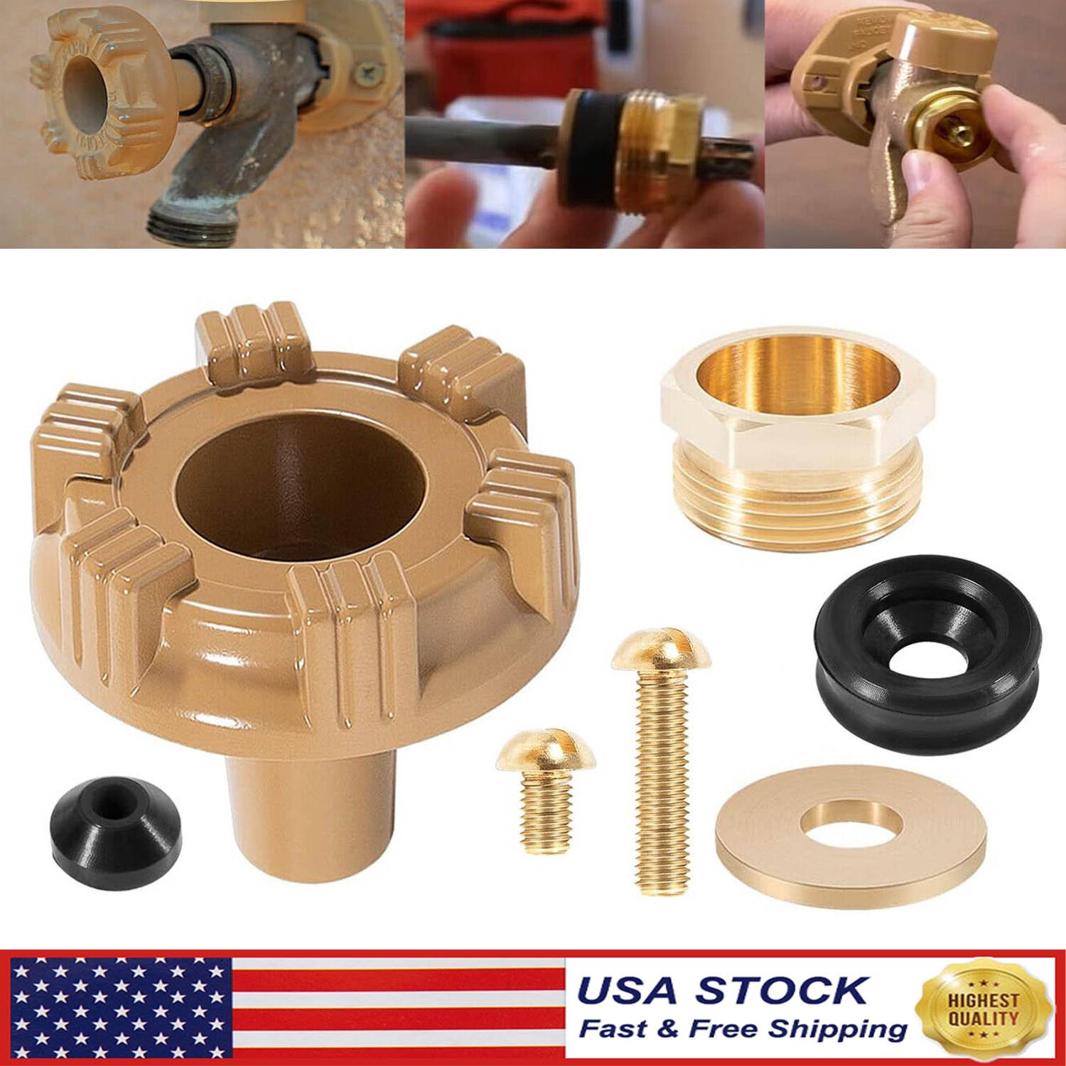 RK-14MH Woodford Repair Kit for Model 18 Model 14 Outdoor Faucet Metal Handle 7X
