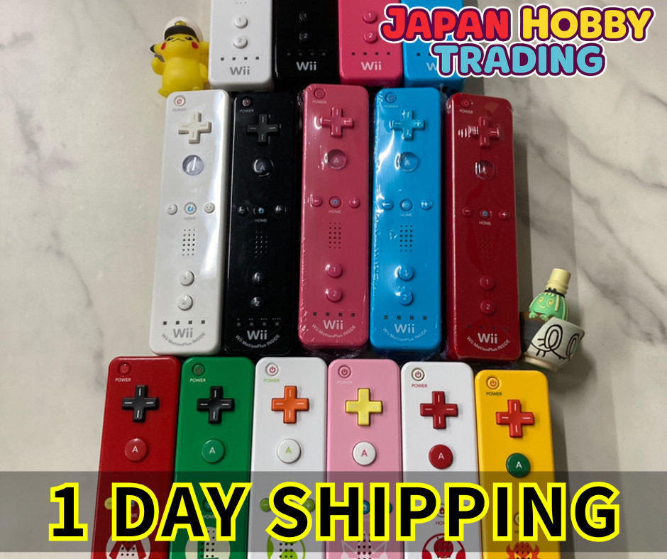 Nintendo Wii Controller Authentic OEM Wii Remote Motion Plus  [Ship From US]