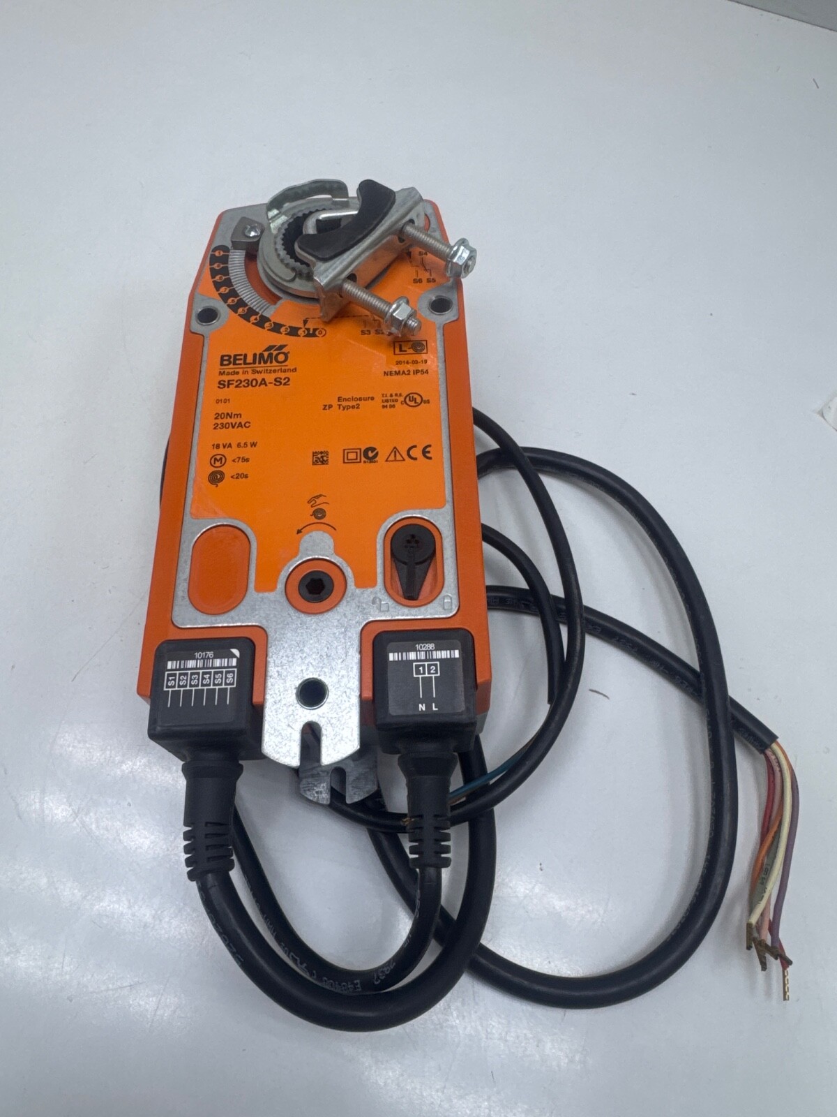 BELIMO SF230A-S2 SPRING RETURN ACTUATOR 20Nm 230V