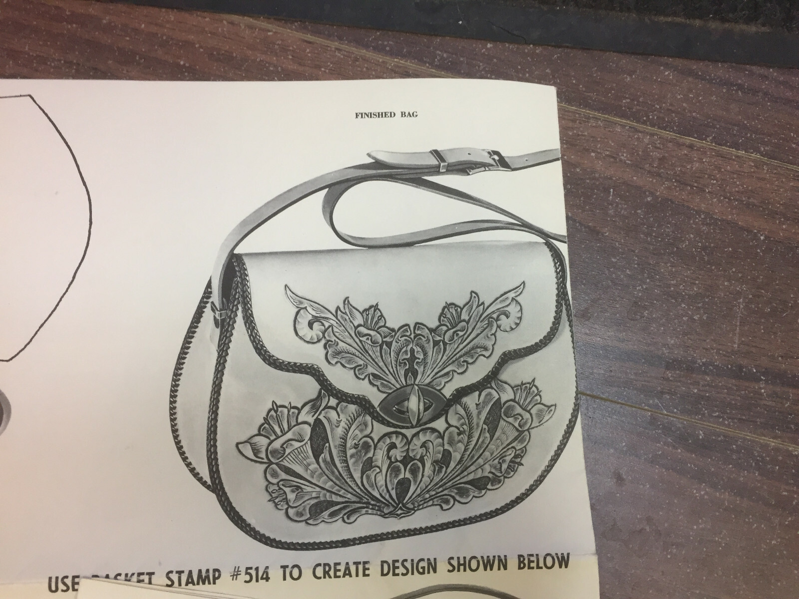 *ONE MISSING PATTERN* 1949 Modern Trend Robert Littleton 5 Patterns Leatherwork