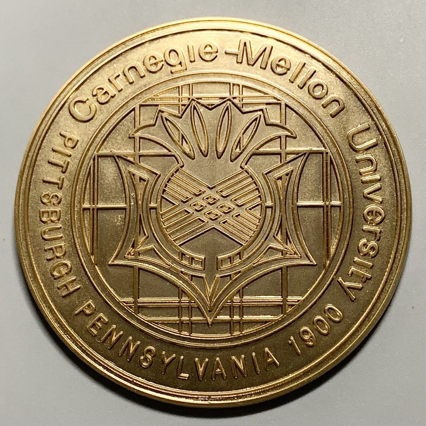 1952 Carnegie-Mellon University CMU Carnegie Tech 50th Anniversary Token
