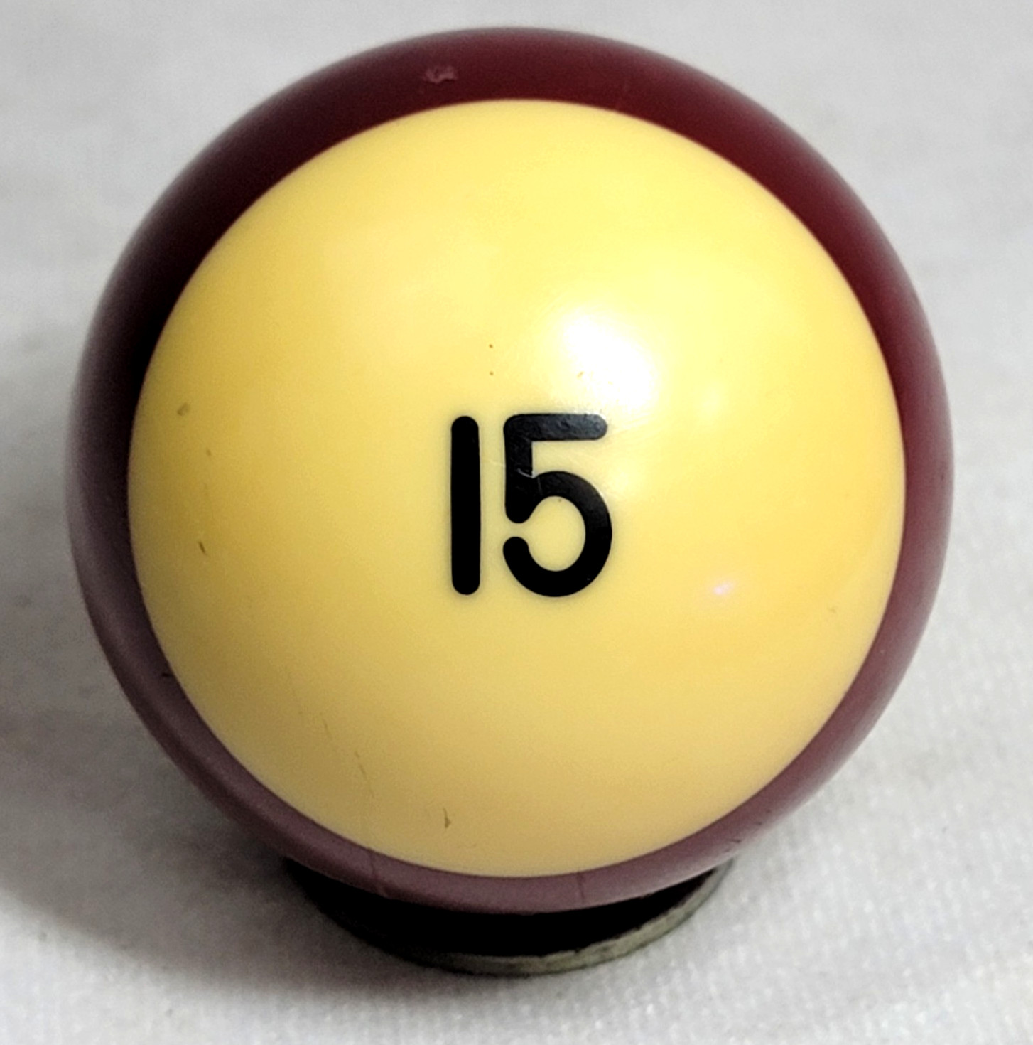 Vintage Striped Burg #15 Billiard Ball-Set Break of Billiard Balls 1960s Belgium