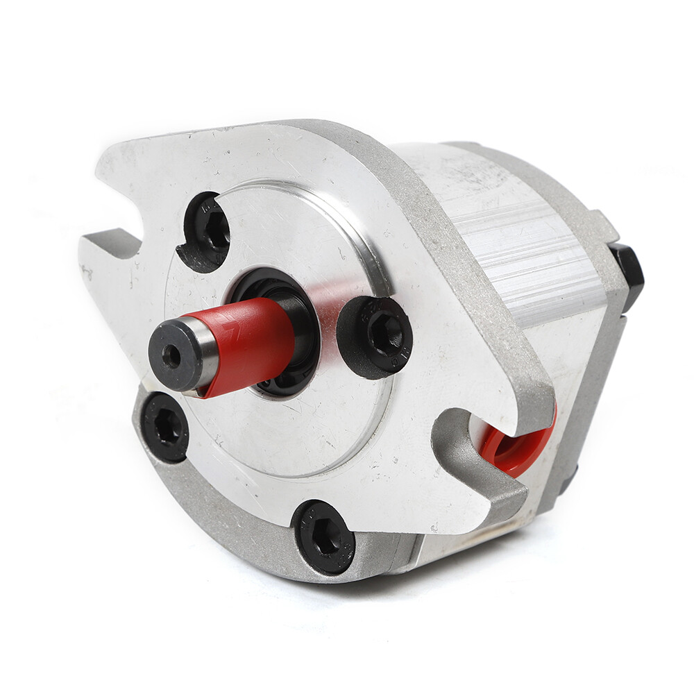 Hydraulic Gear Pump Flat Keyed Shaft SAE Flange Mounting Mini High Pressure