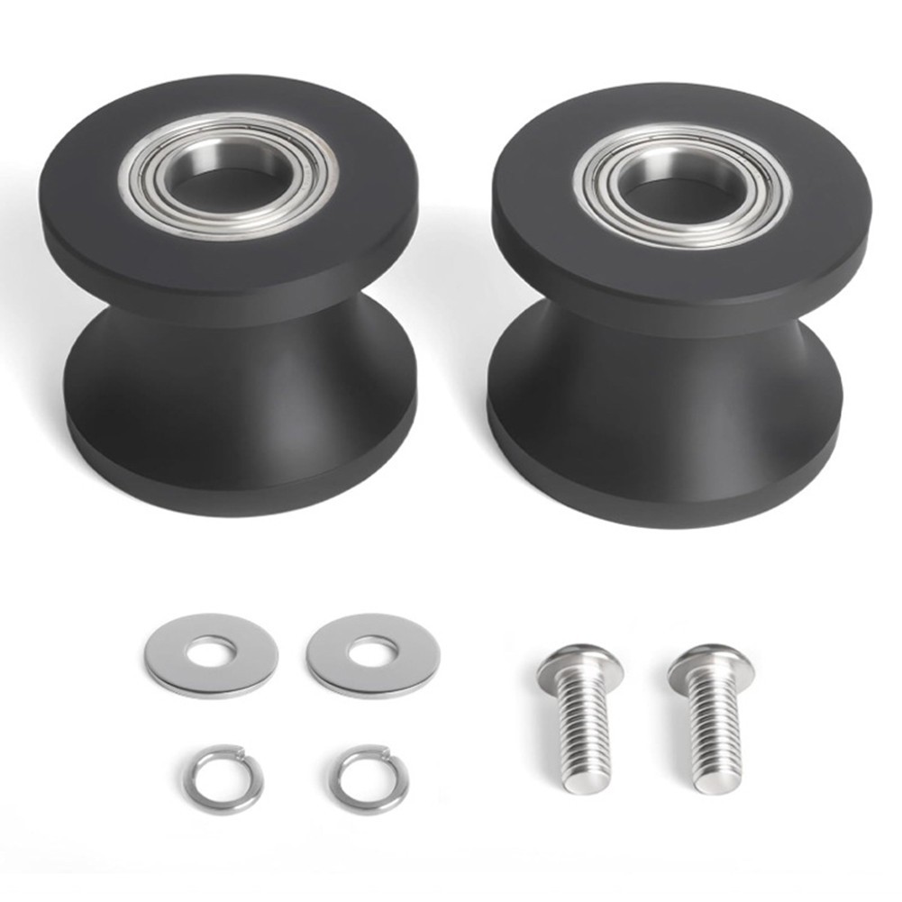 Fitness Elliptical Machine Roller Wheels with Aluminum Core Various Sizes