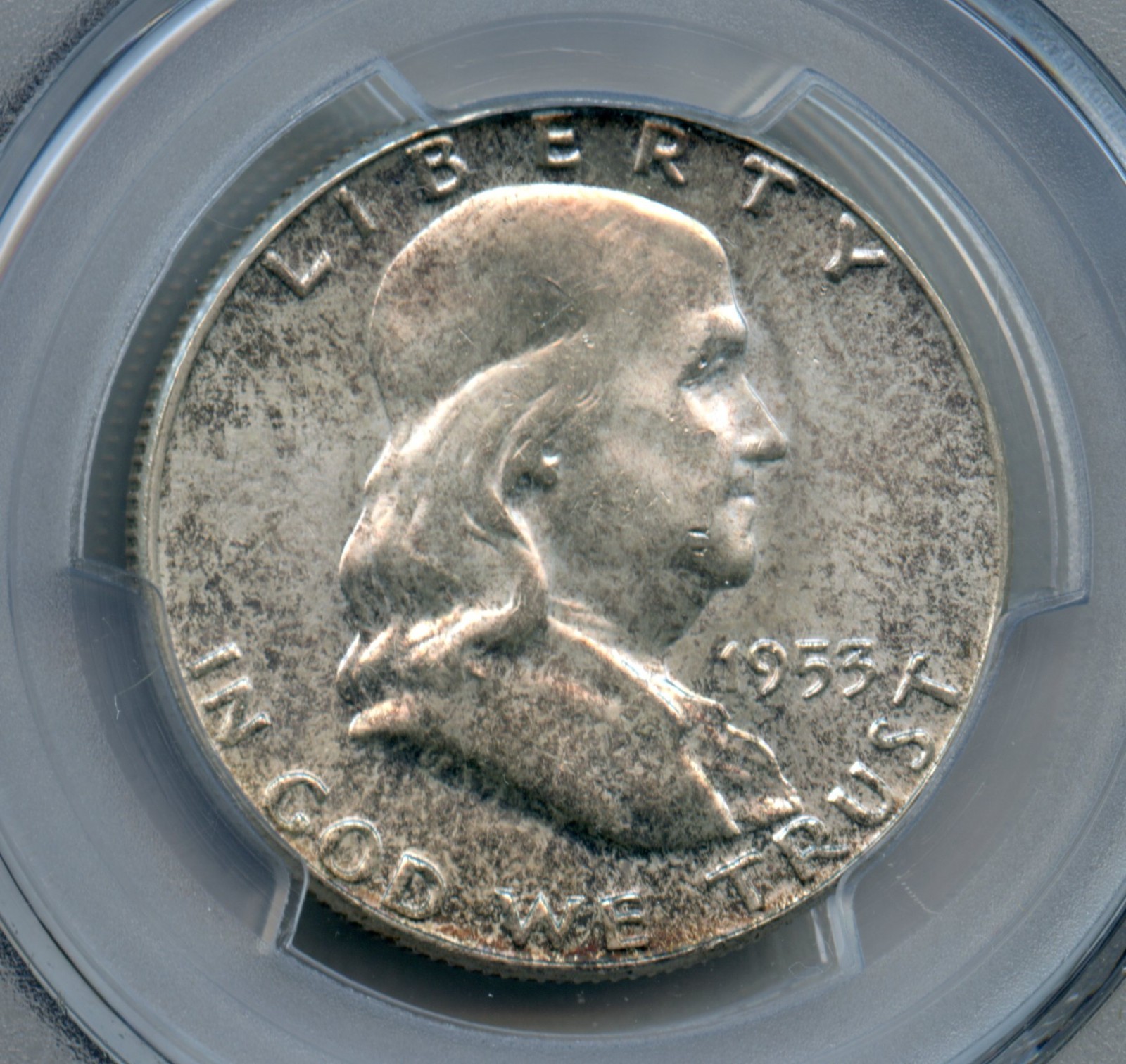 1953 Franklin Silver Half Dollar PCGS MS 65