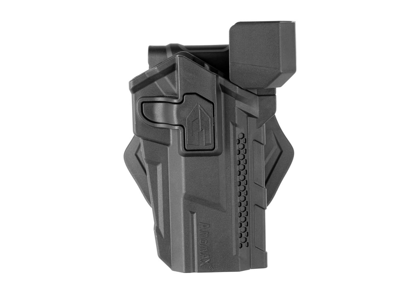 Amomax Paddle Holster for WE / KJW / TM Hi-Capa - Red Dot Compatible Black