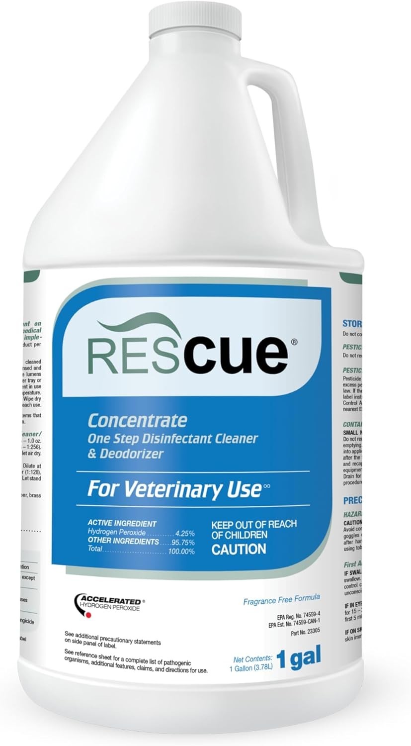 One-Step Veterinary Cleaner Deodorizer Kennel Cage Floor 1 Gallon