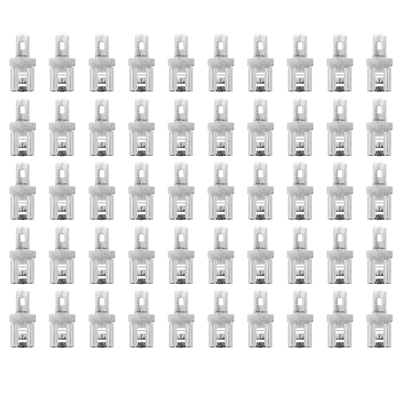 50 TERMINAL ADAPTERS F2 TO F1 .0250 FEMALE TO  0.187 MALE Adapters