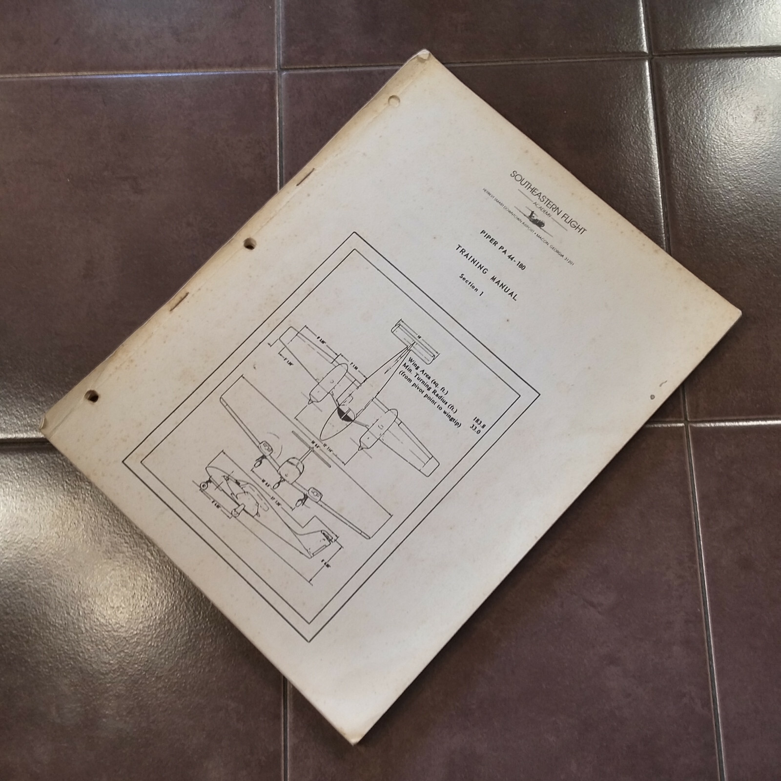 Piper Seminole PA-44-180 Pilot's Training Manual