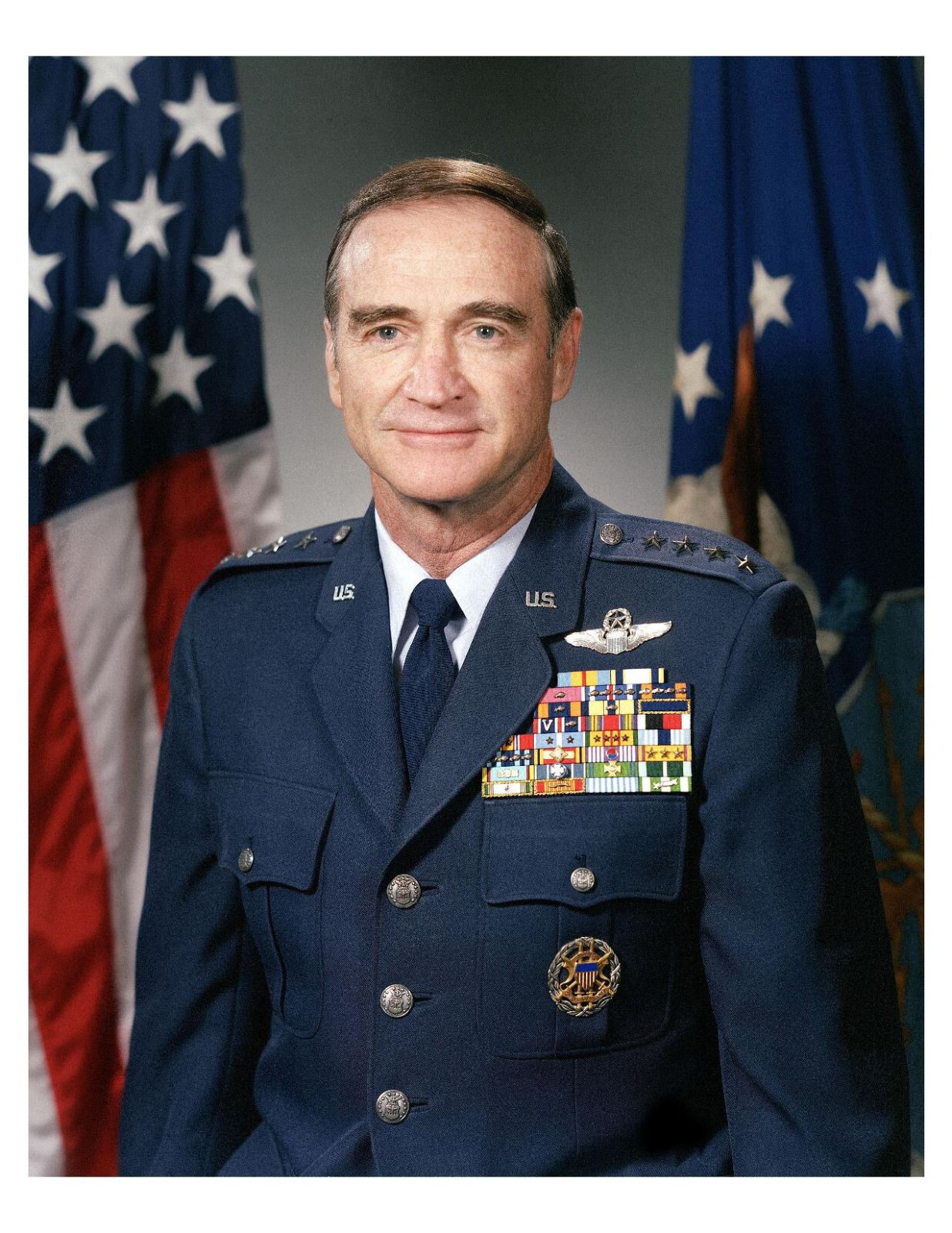 United States Air Force General Robert T. Marsh 8x10 Photo On 8.5" x 11"