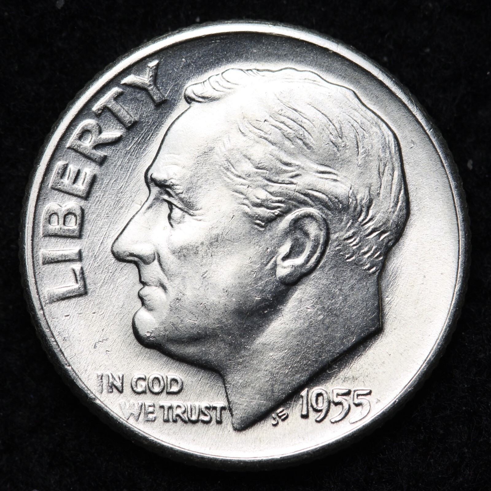 1955-D Roosevelt Silver Dime AU/UNC or BETTER - Complete Your Album!
