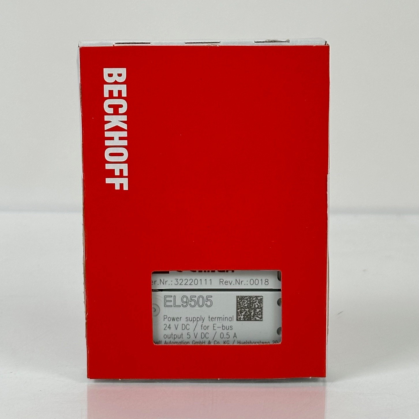 (NEW) Beckhoff EL9505 Power Supply Terminal 5V DC (USA Seller)