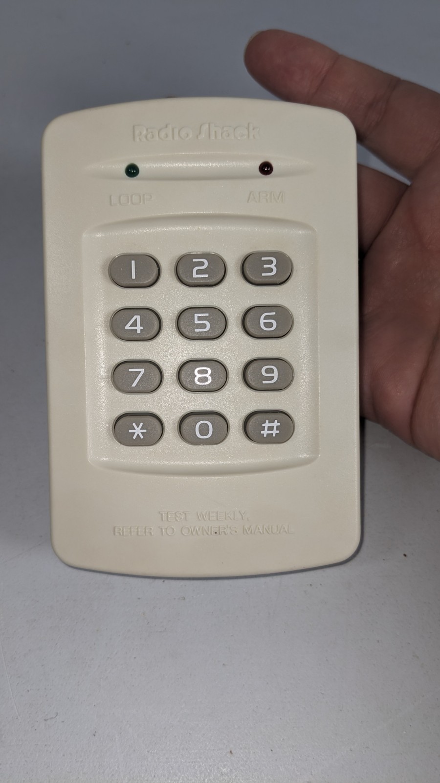 RADIO SHACK Digital Keypad  #49-452 For Radio Shack Alarm Systems Vintage HTF