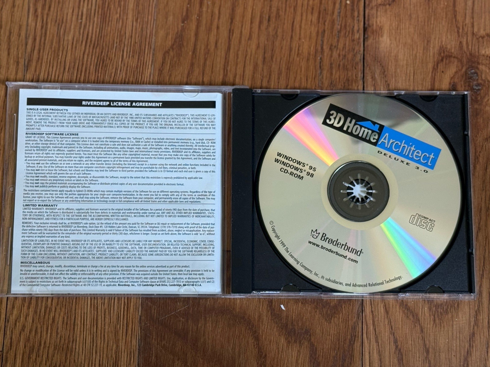 ⭐️3D Home Architect Deluxe Version 3.0 PC CD Windows 95 / 98