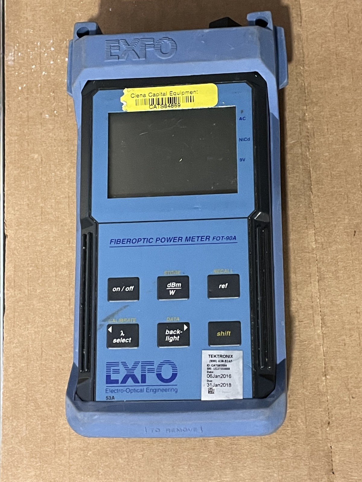 EXFO FOT-90A FIBER OPTIC POWER METER