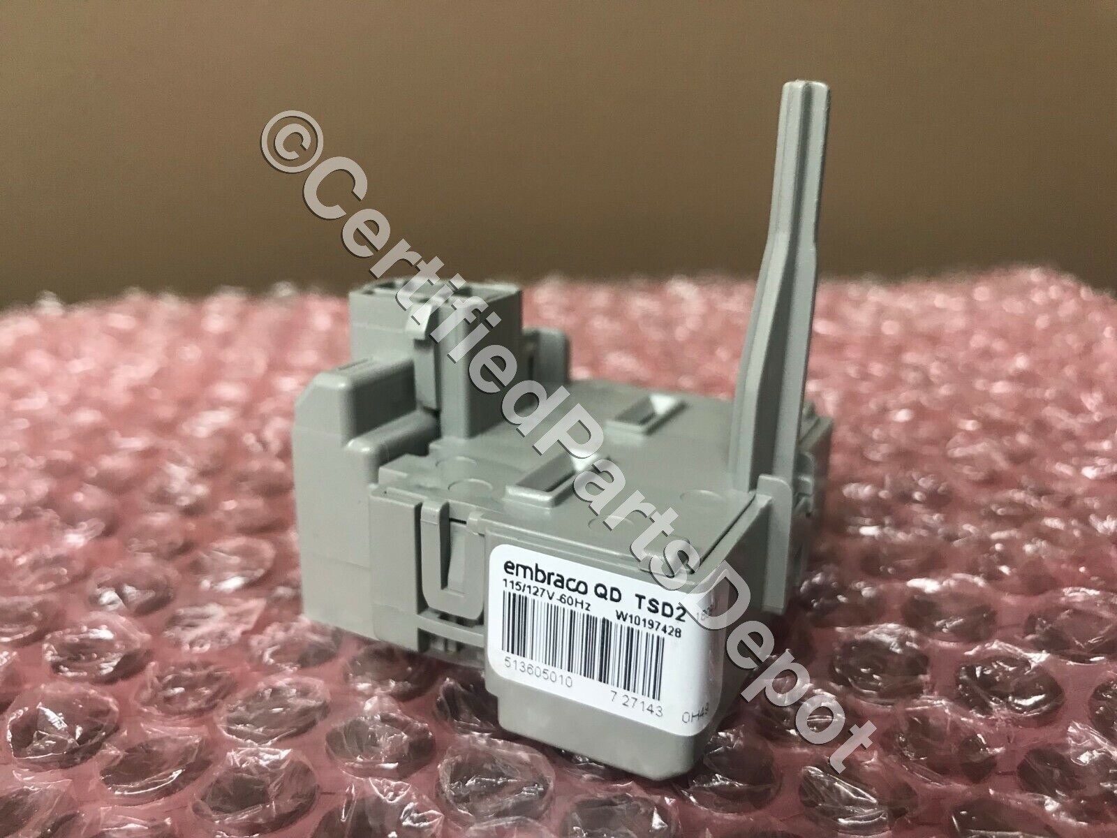New OEM GENUINE Whirlpool Compressor Start Relay W10197428 (NOT AFTERMARKET/ERP)