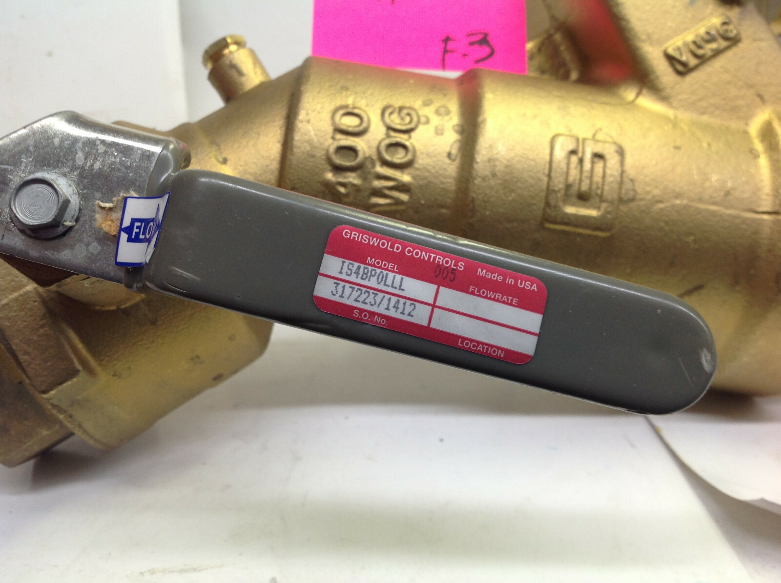 Griswold Controls 18-IS4BP0LLO Control Flow (#979-F-3)