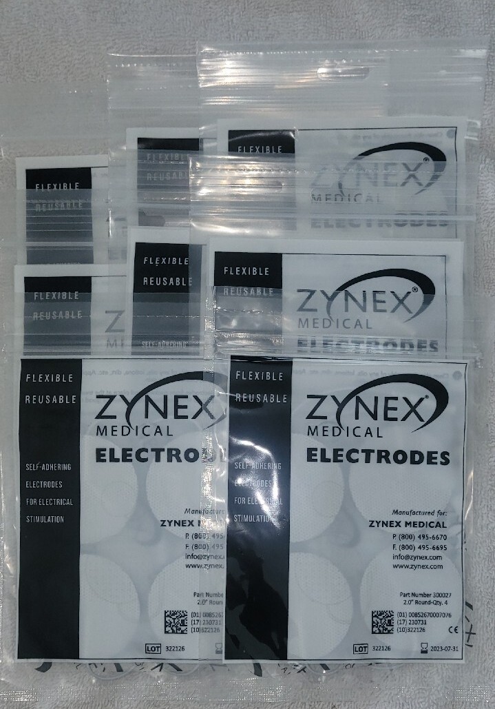 Electrodes for Tens Rusable 8 Packs 4 Pieces In Each Bag Round