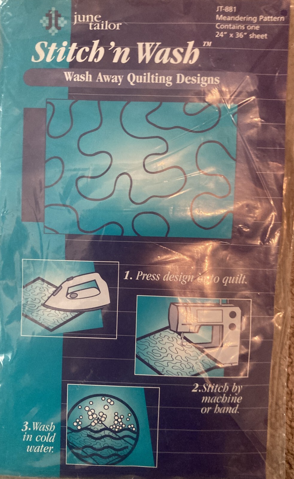 June Taylor Stitch n Wash Quilting Designs. Stippling Sewing Crafts Brand New