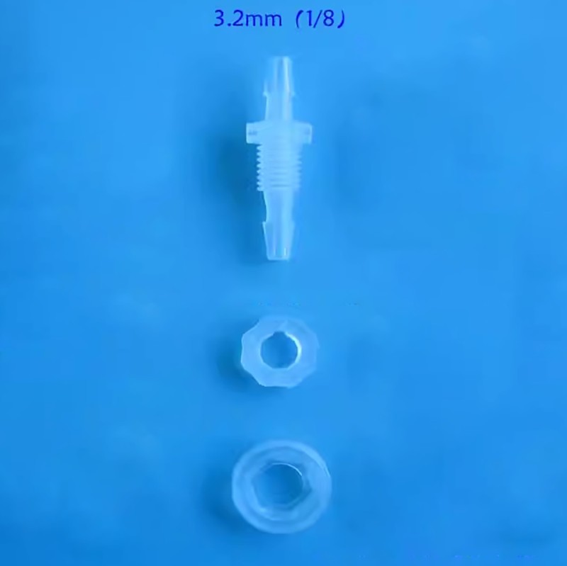 10set 1/8” 3.2 mm ID PP/PA female Luer panel mount connectors free shipping