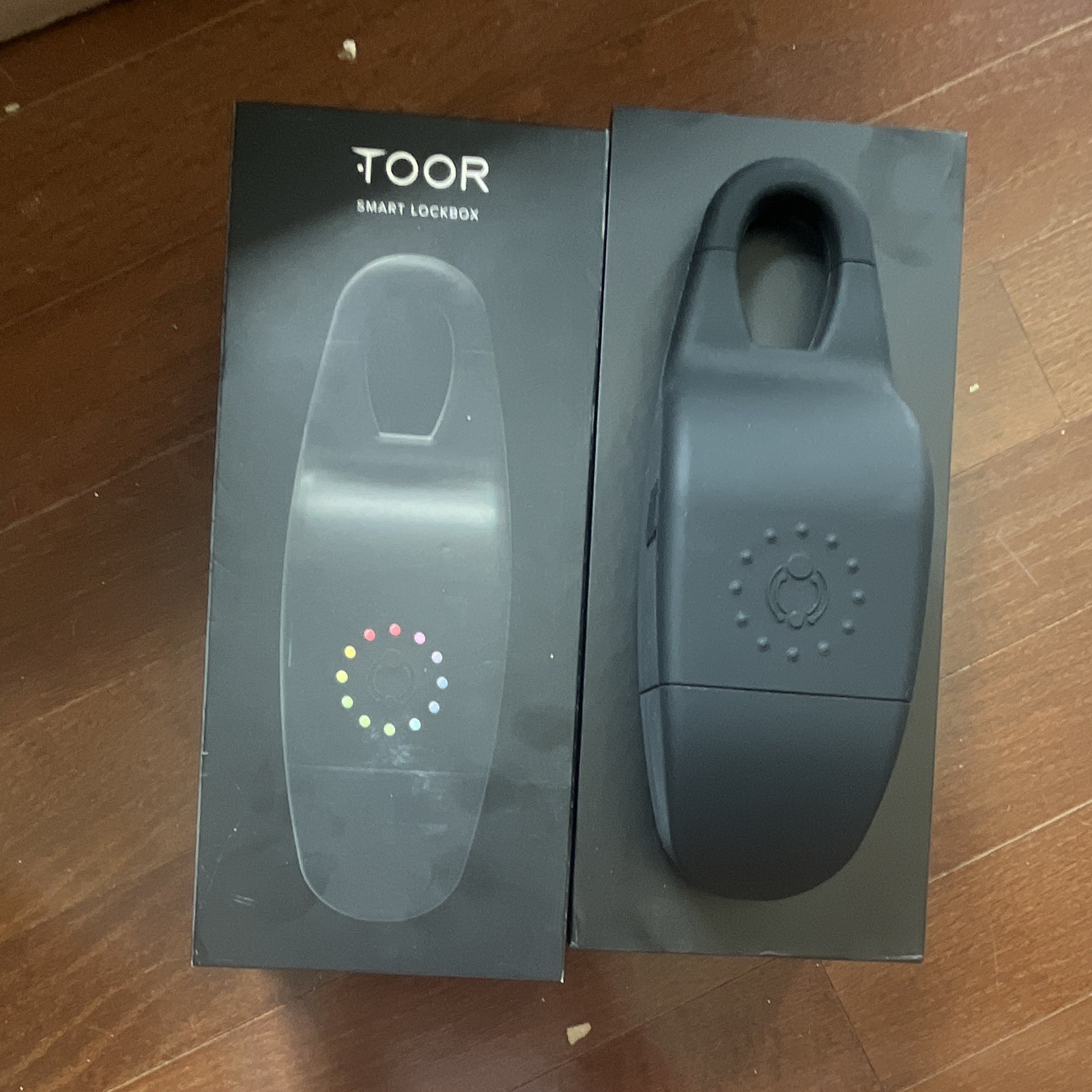 TOOR Smart Lockbox Bluetooth Key Safe Combo, Black Matte Metal/Silicone