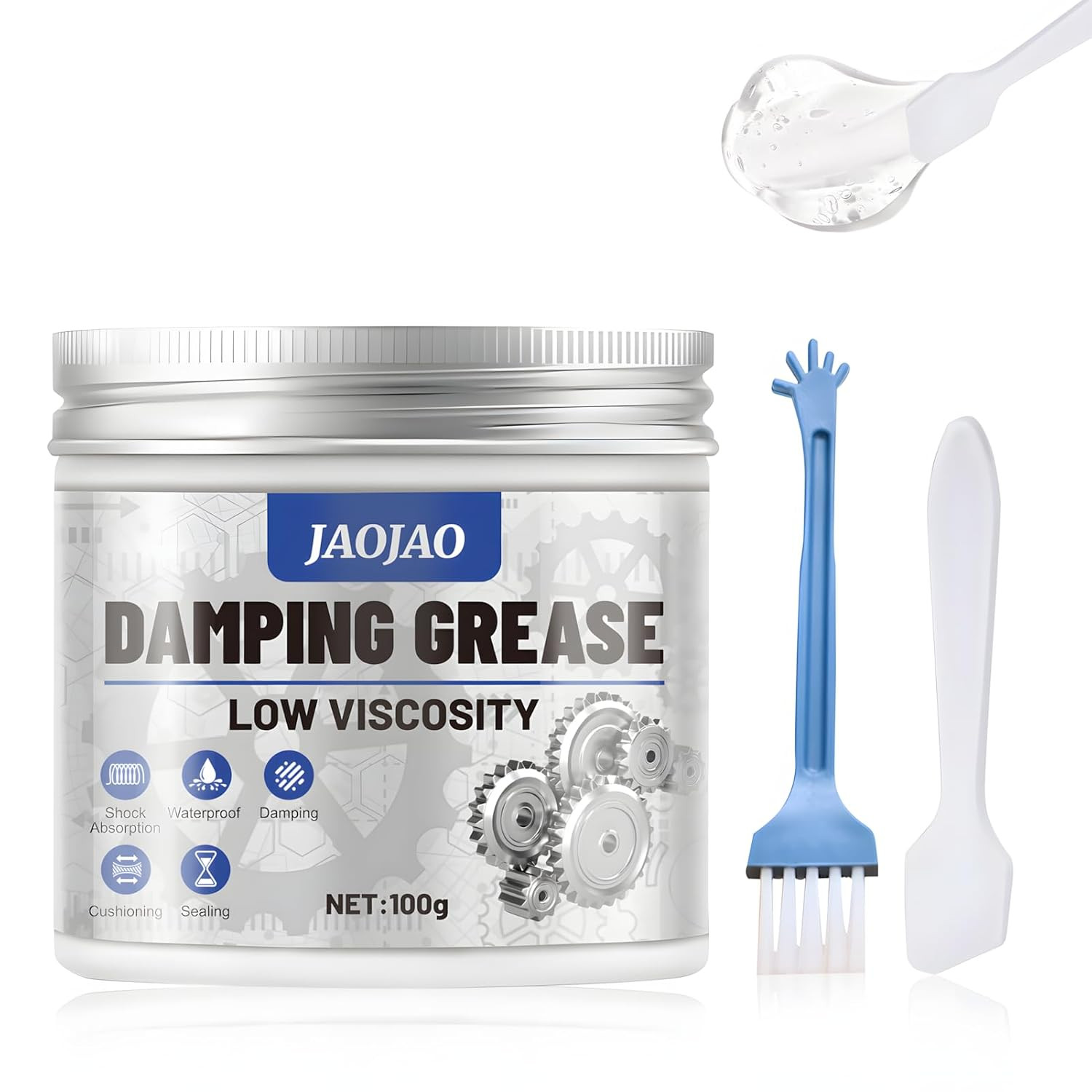 3.5 Oz (100G) Damping Grease for Washing Machine Suspension Rods, Vibration & No