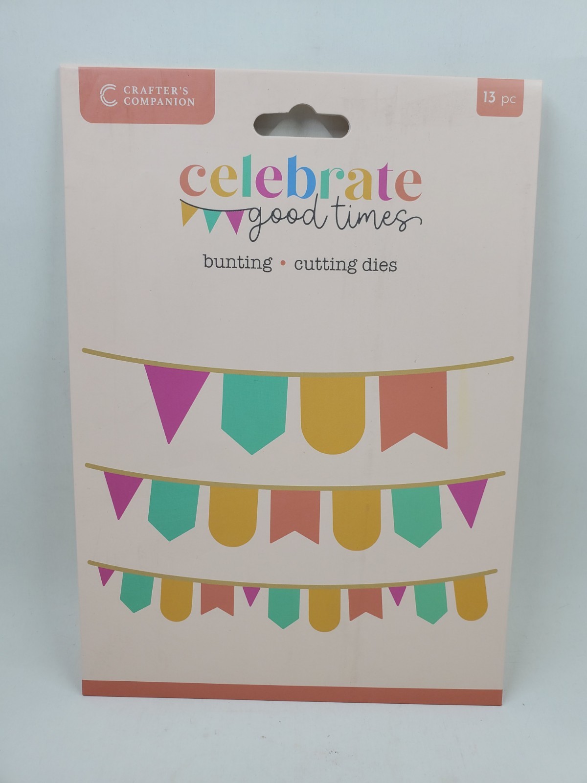 CC2 Crafters Companion Celebrate Good Times Bunting Banner Cutting Dies New