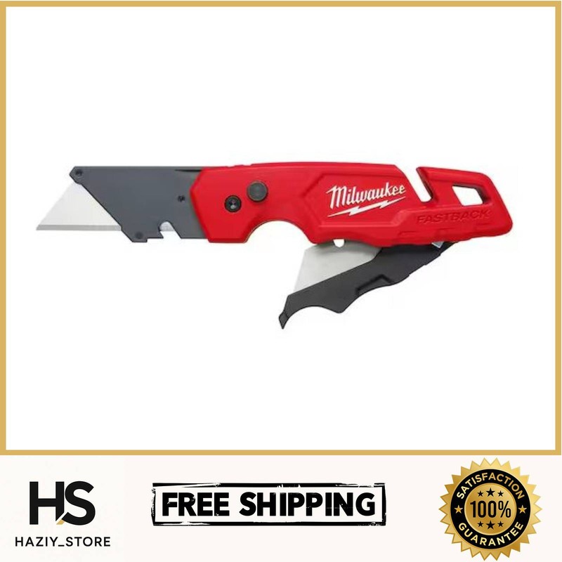 Milwaukee FASTBACK Folding Utility Knife Blade Storage 48-22-1502