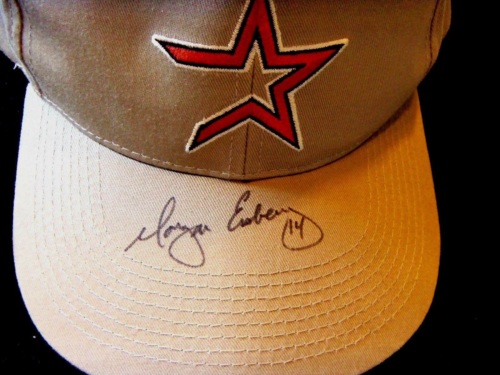 MORGAN ENSBERG Signed Astros Adjustable Back Baseball Cap -Guaranteed Authentic