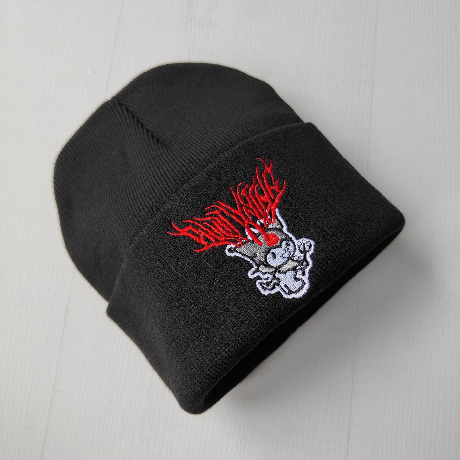 Kuromi Beanie,Anime Embroidery Beanie,Harajuku clothing,Teenage gift,Kawaii