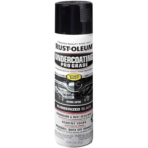 Rust-Oleum 248656 Automotive Professional Rubberized Undercoating, 15 Oz, Can,