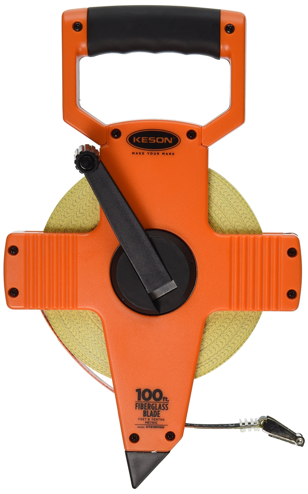 Keson Tape Measure 1/2 in x 100 ft/30m Pumpkin 100 ft./30m Length OTR18M100