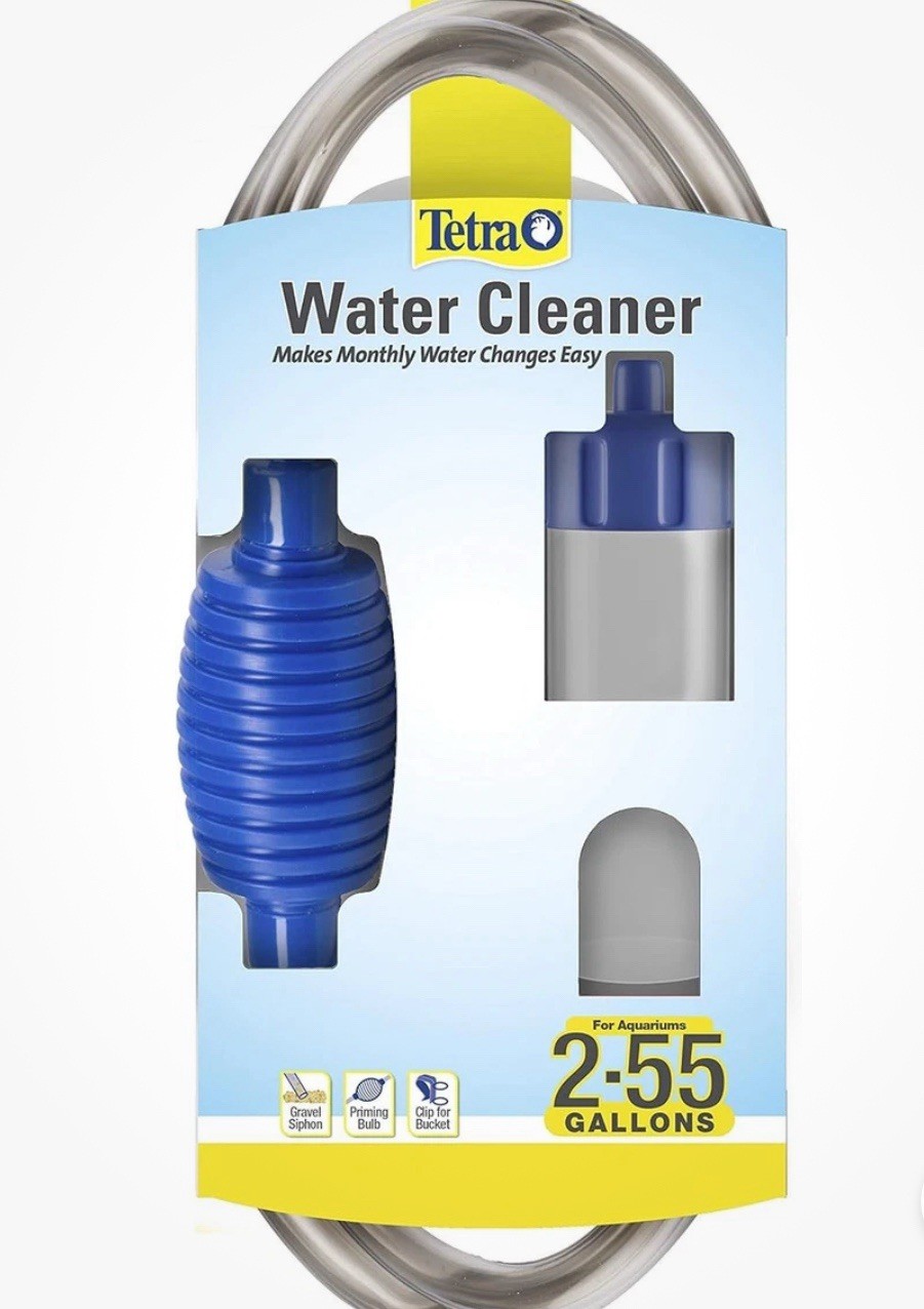 Tetra Water Cleaner Gravel Siphon for Aquariums Easily Clean Freshwater Aquarium