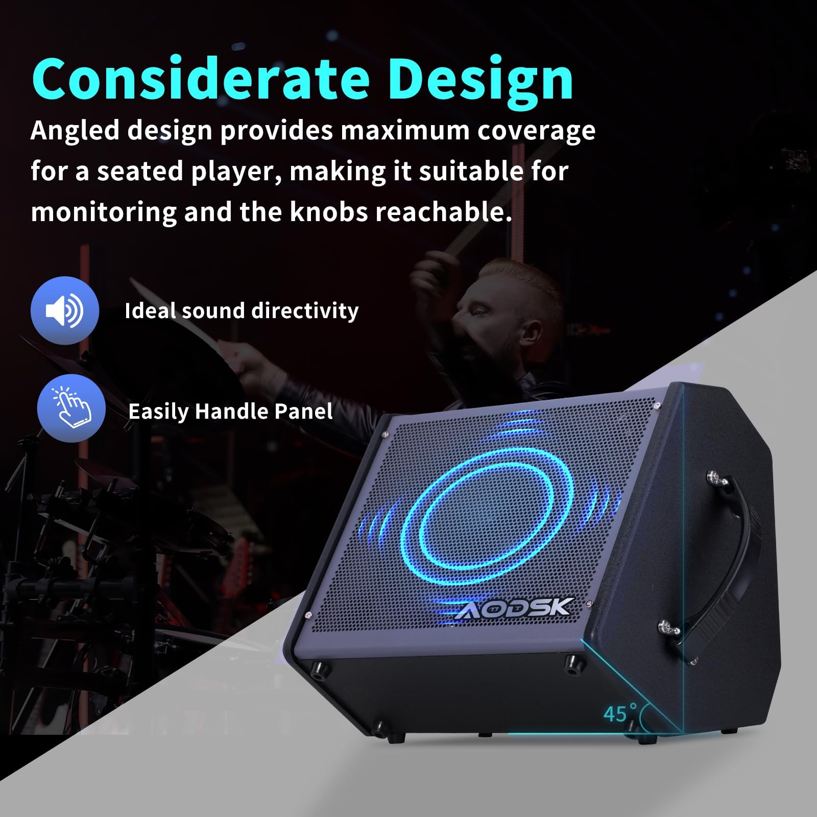 AODSK UAA-35 electronic drum amplifier