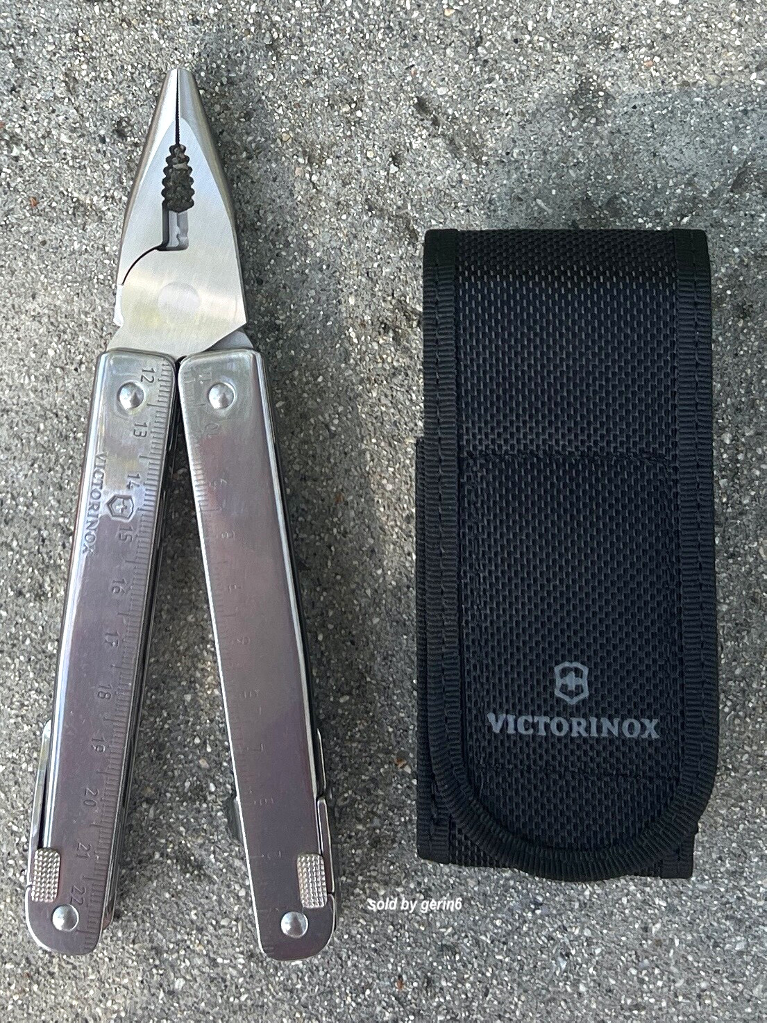 Victorinox Swiss Army Knife SwissTool MX With Black Nylon Pouch 3.0327.MN NIB