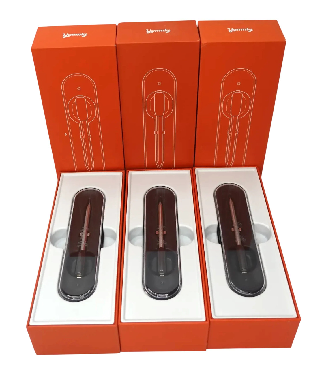 Lot of 3 Yummly Smart Meat Thermometer Graphite YTE010W5MB- Free Shipping