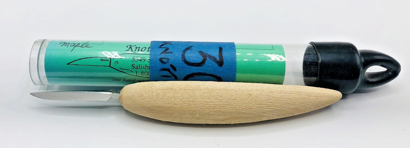 KNOTTS KNIVES WOOD CARVING KNIFE WOODCARVING ORIGINAL rare whittling bird decoy