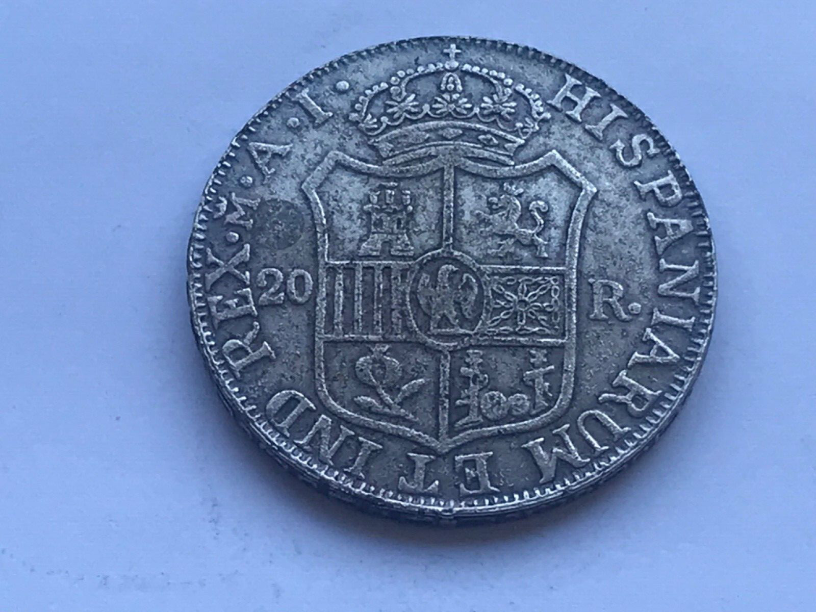 1808 20 REALES COPY/REPRODUCION NOVELTY SPAIN SPANISH COIN