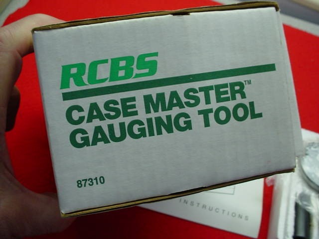 RCBS Case Master Gauging Tool- #87310- Face Cracked- New !