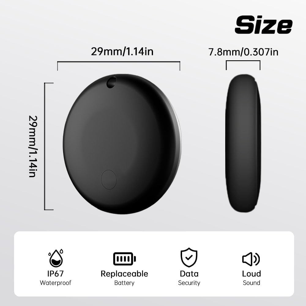 2-Pack Google Certified Bluetooth Tracker for Android - Effortless Item Recovery