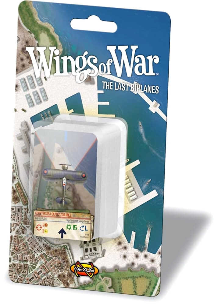 Wings of War The Last Biplanes Cards Blister Pack WWII Model War Airplane Game